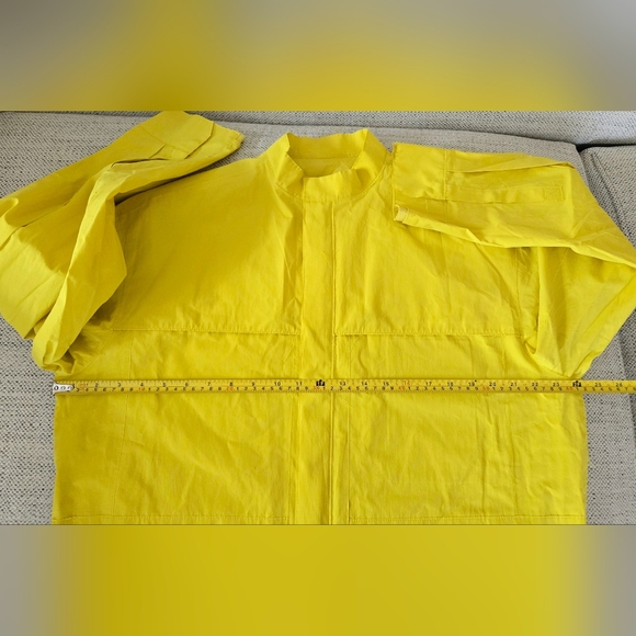 NWT NIKE × EVERY STITCH CONSIDERED Bright Yellow Raw-Cut Jacket Size:M ITALY - Picture 15 of 16